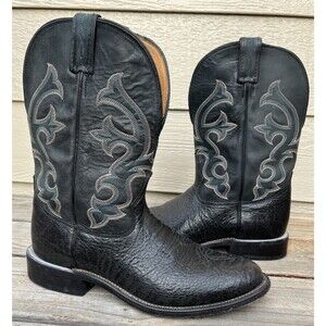 Vintage Tony Lama Men's 10D Western Cowboy Boots Made in USA - Style 7939